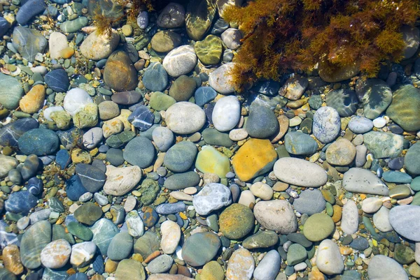Colore del mare ciottoli — Foto Stock