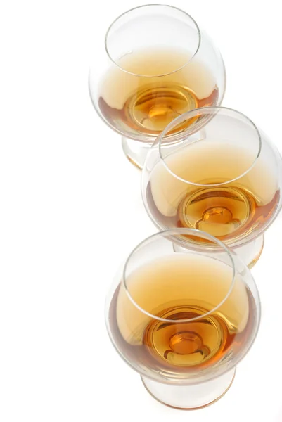 Set Cognac-Glas — Stockfoto