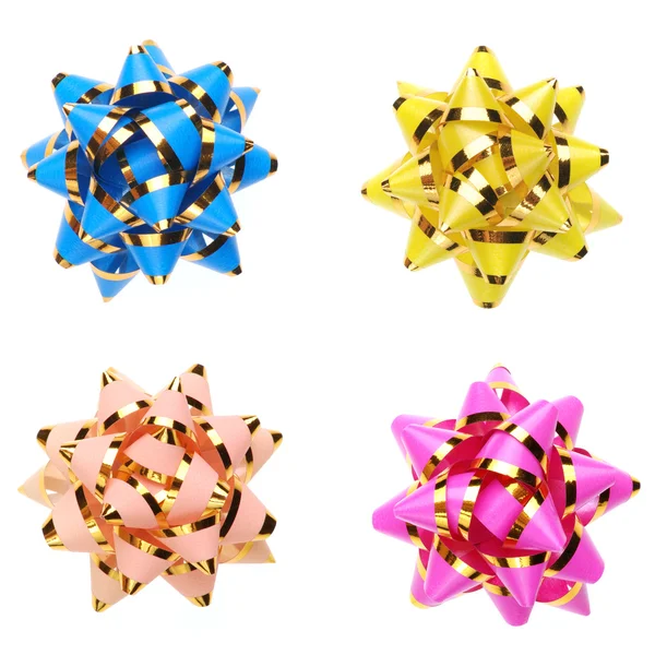 Set Farbe dekorative Ornamente aus Bändern — Stockfoto