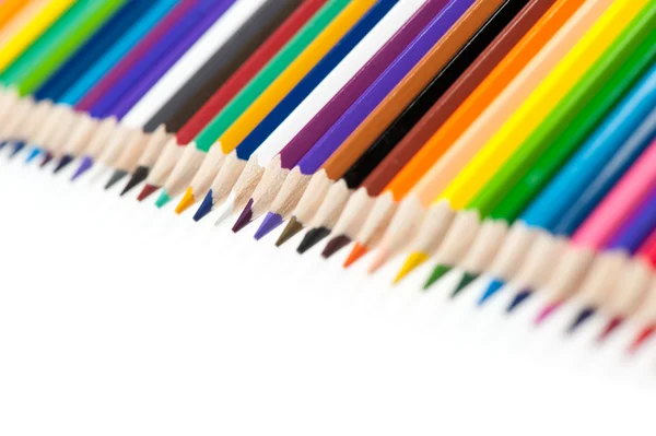 Sada barevných tužek — Stock fotografie