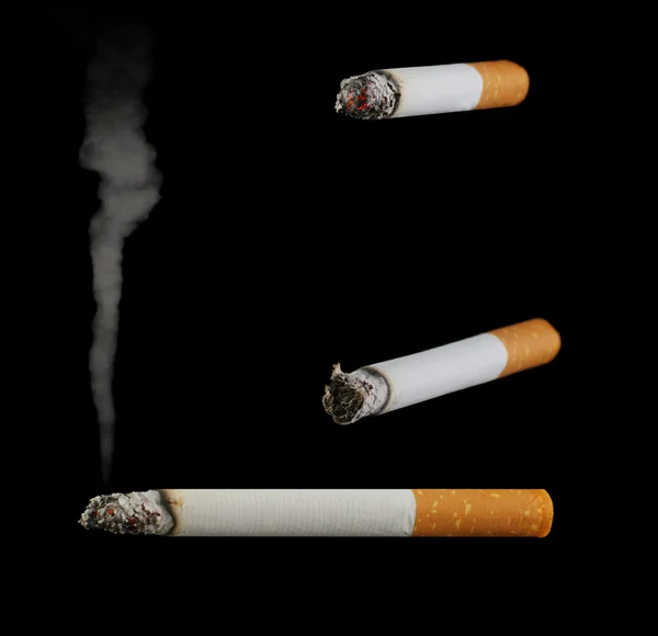 Uppsättning av cigaretter — Stockfoto