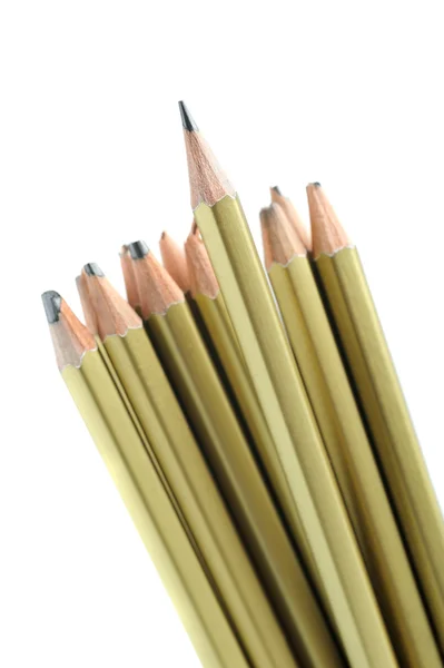 Lápis inteiros e partidos — Fotografia de Stock