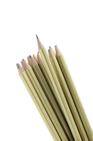 Whole and broken pencils — Stock Photo, Image