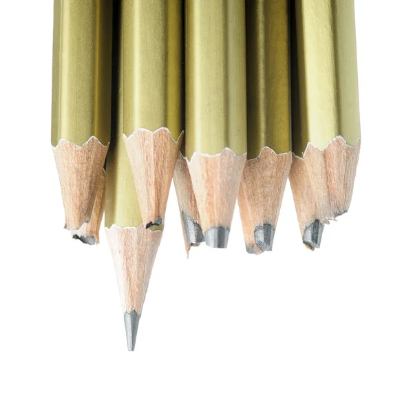 Crayons entiers et cassés — Photo