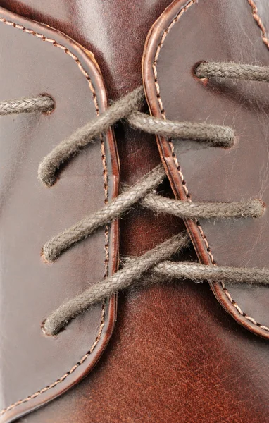 茶色の革から男の靴 — ストック写真