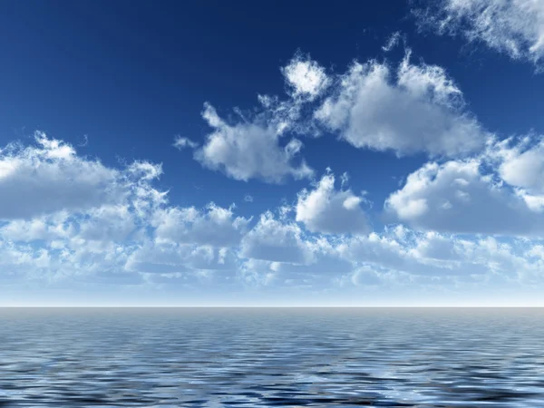Himmel und Ozean — Stockfoto