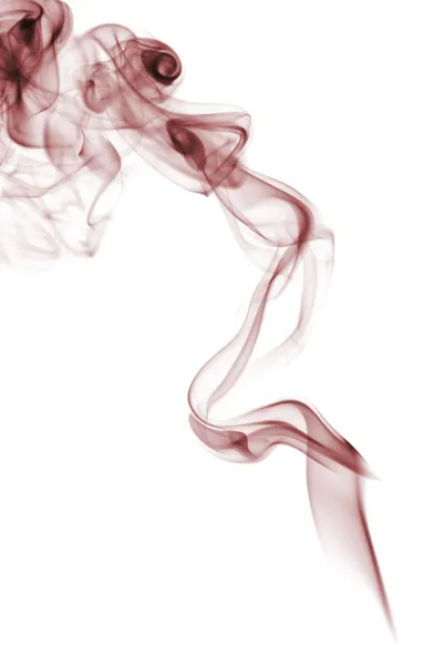 Kouř červená — Stock fotografie