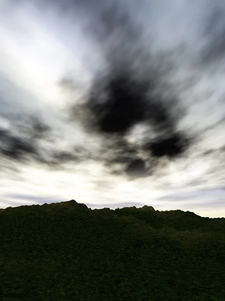 Ciel orageux vertical — Photo