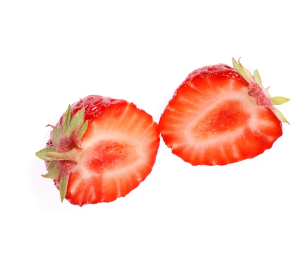 Strawberry cut — Stock Photo, Image