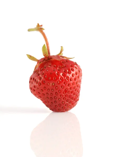 Strawberry reflection — Stock Photo, Image