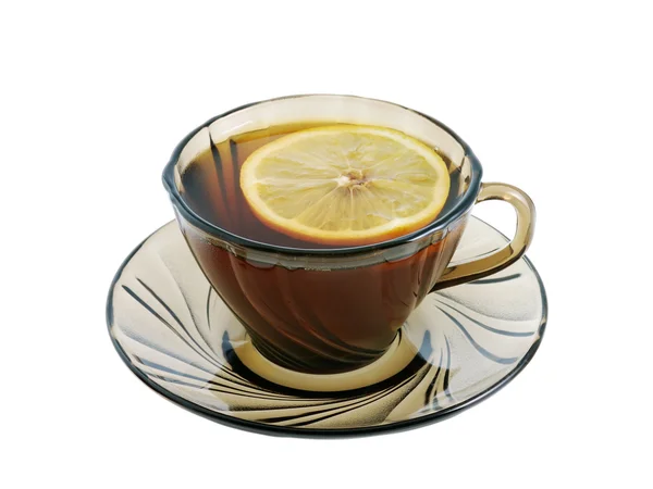 Tea with lemon — Stock Photo, Image