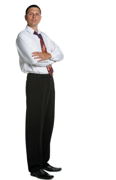 Biznesmen w koszulę i krawat — Zdjęcie stockowe