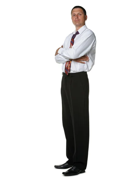 De zakenman in een shirt en een stropdas — Stockfoto