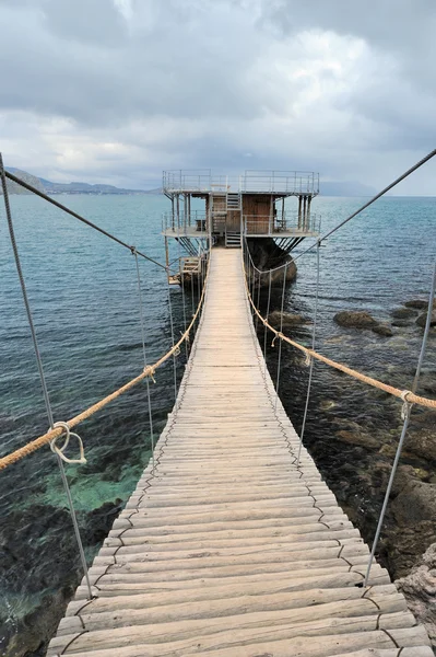 stock image The hinged bridge