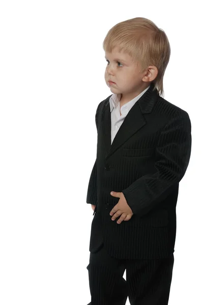 The boy in a suit — Stock Photo, Image