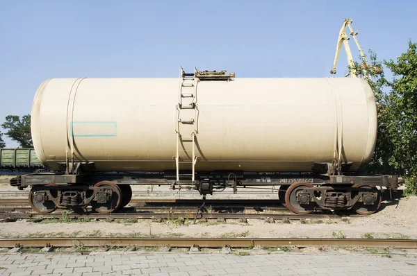 De spoorlijn tank — Stockfoto