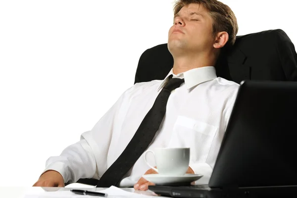 The relaxed businessman — Stock Photo, Image