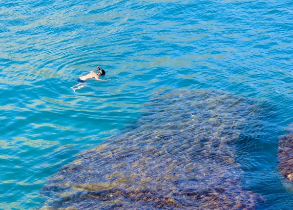 O pequeno mergulhador — Fotografia de Stock