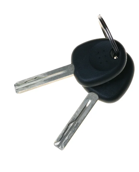 Två nycklar från bilen — Stockfoto