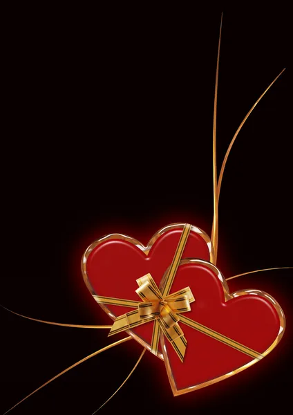 Valentine glow background — Zdjęcie stockowe