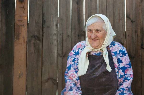 The old woman age 84 years — Stock Photo, Image