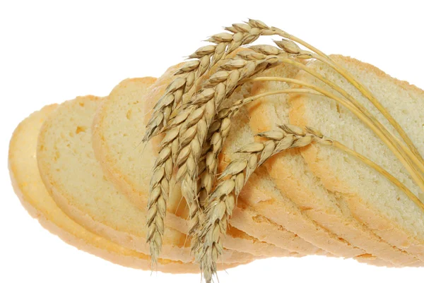 Pšenice a chléb — Stock fotografie