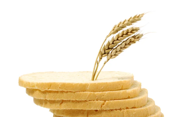 小麦とカットのパン — ストック写真