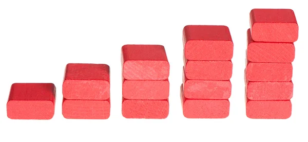 Colour wooden cubes — Stock Photo, Image