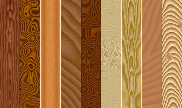 Holz Textur Set — Stockfoto
