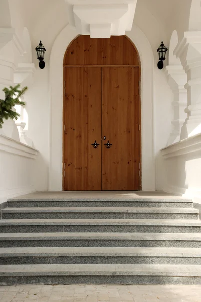 Wooden doors — Stock Photo, Image