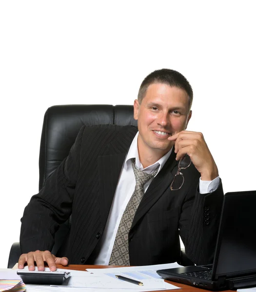 The businessman on the workplace — Stock Photo, Image