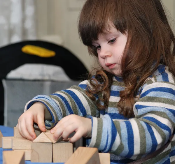 Ребенок - архитектор — стоковое фото