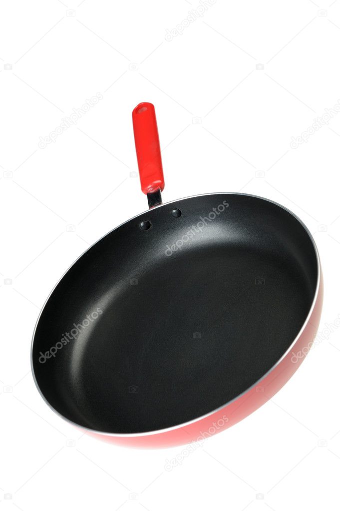 Frying pan with glass cover