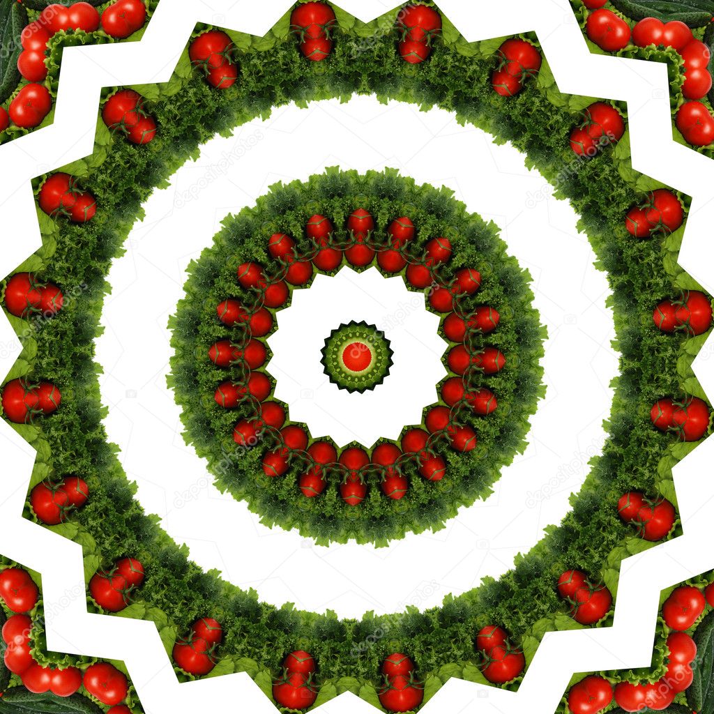 Kaleidoscope vegetable
