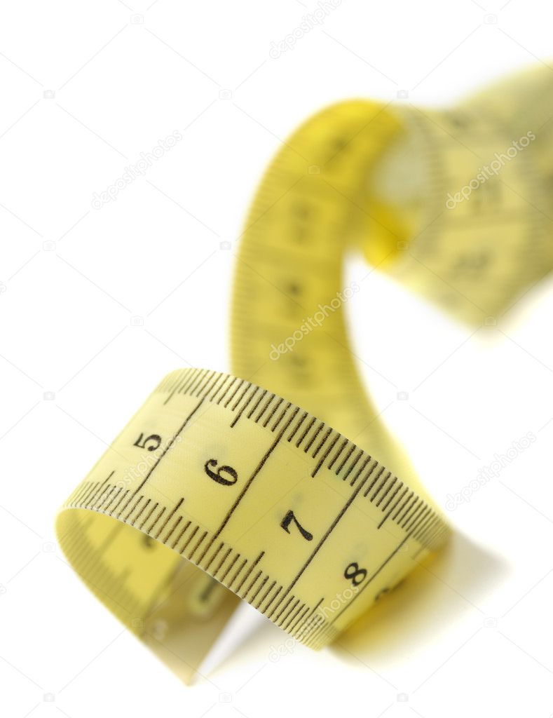 Tailor measuring tape isolated Stock Photo by ©galdzer 6197951