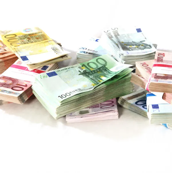 Money in a heap - stack — Stockfoto