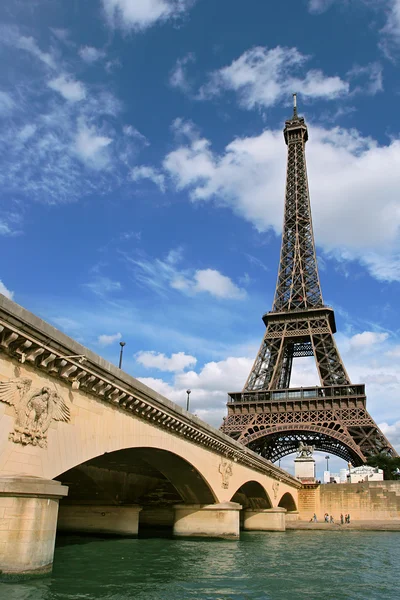 Eiffelova věž. — Stock fotografie