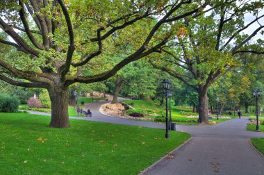 Şehir Parkı Riga, Letonya.