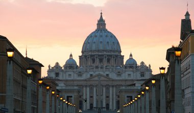 Saint Peter Basilica, Vatican. clipart