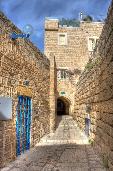 Rua velha de Jaffa, Israel . — Fotografia de Stock