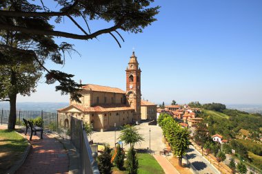 Old church in Diano D'Alba, Italy. clipart