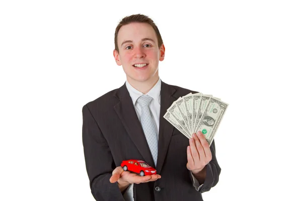 Car salesman — Stock Photo, Image
