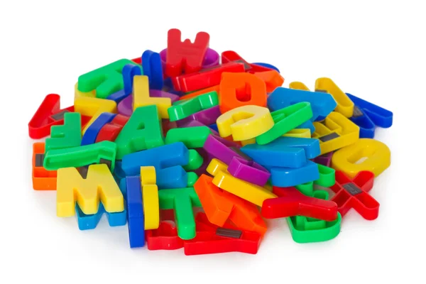 Kolorowe litery — Zdjęcie stockowe