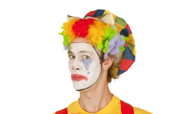 Portrait de clown coloré — Photo