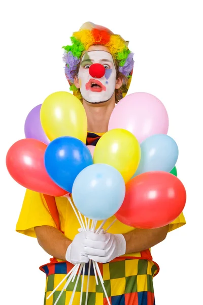 Färgglada clownen — Stockfoto