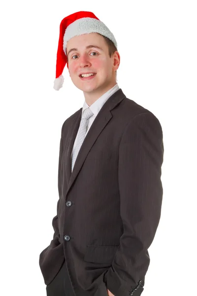 Empresário com chapéu de chrisma — Fotografia de Stock