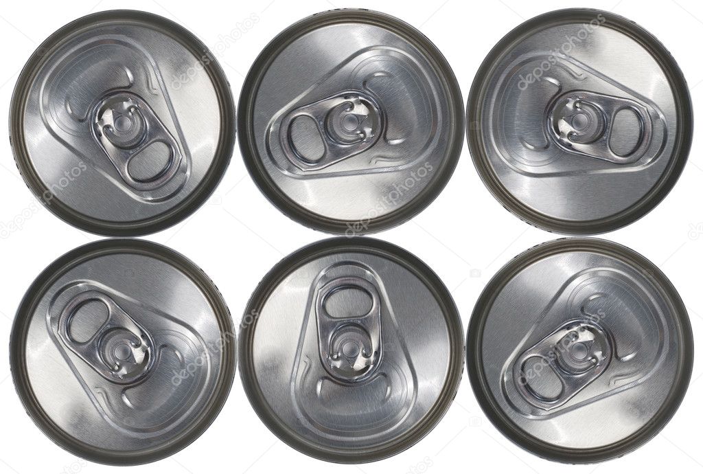 Top Down View of a Six Can Pack