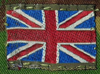 British Army Flag Patch clipart