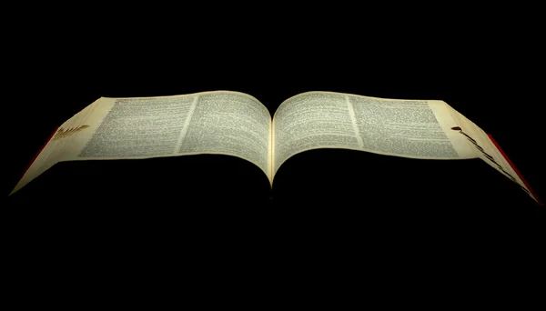 Kutsal İncil loş — Stok fotoğraf