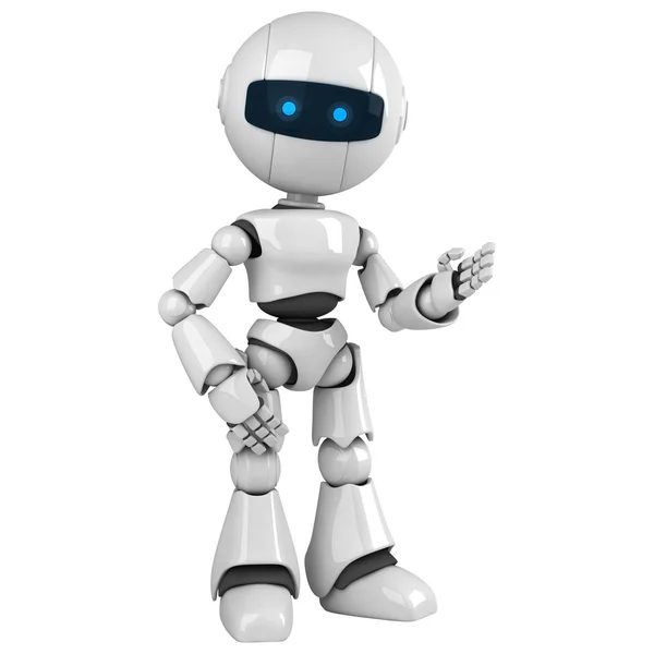 Rolig robot vistelse — Stockfoto